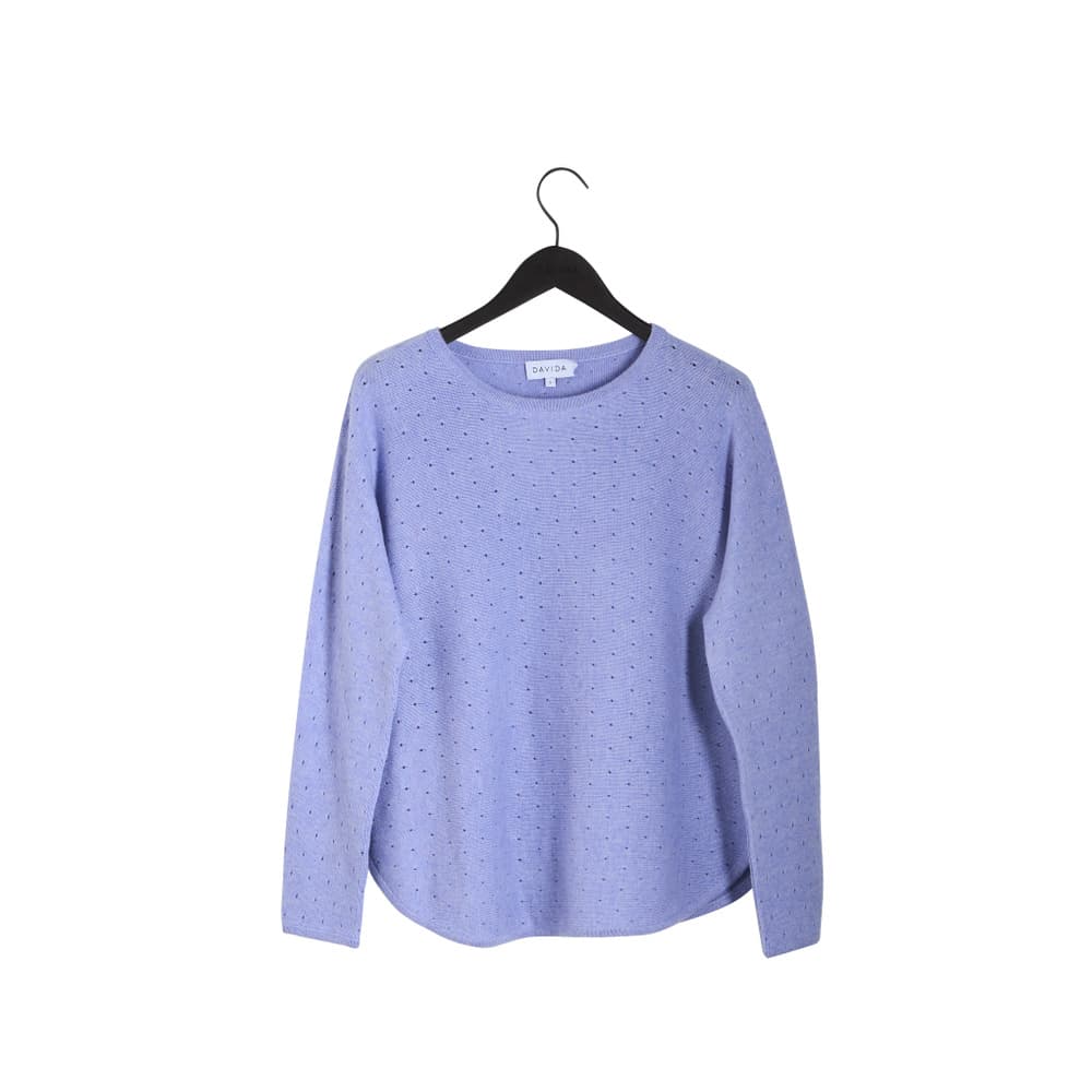 Curved Dotted Sweater